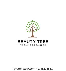 Creative Tree nature logo design sign vector template icon