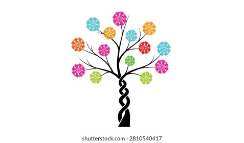 Creative tree and two
