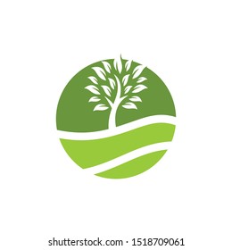 creative tree unique logo template