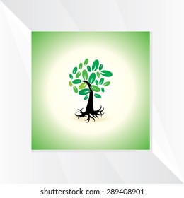 creative tree vector 