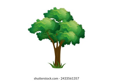 Creative tree vector illustration. Tree vector.
