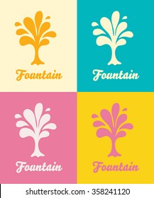 Creative tree vector logo design template