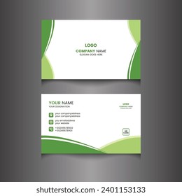 Creative and Trendy Business Card Design template, for business and personal use, vector illustration design.