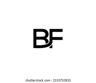 Creative Trendy Letter Bf Logo Design Stock Vector (Royalty Free ...