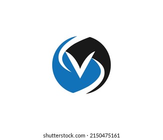 Creative Trendy Letter SV  And VS Logo Design Icon Concept Vector Template.
