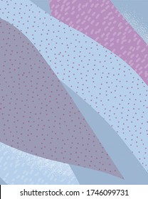 Creative Trendy posters or cards. Wedding and anniversary, birthday, Valentines day and party invitations, covers and decor elements. Hand Drawn textures. Vector illustration
