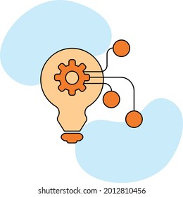Icono vectorial creativo y a la moda de la innovación para la web y el móvil.