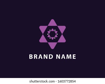 Creative triangle logo business template vector icon