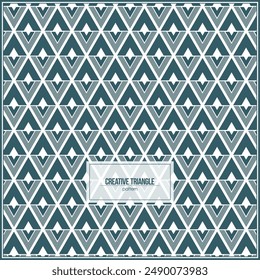 creative triangle pattern for modern background of book cover