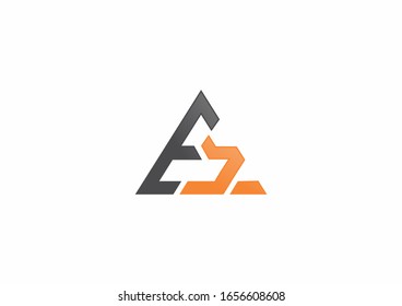 Creative Triangle vector logo design Concept