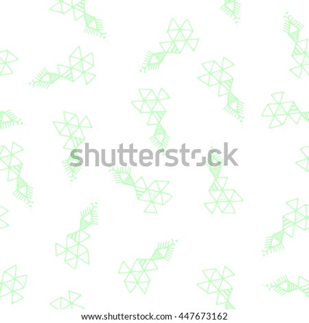 Creative Triangle Vector pattern With Extraordinary Abstract Geometric Shapes And Dots