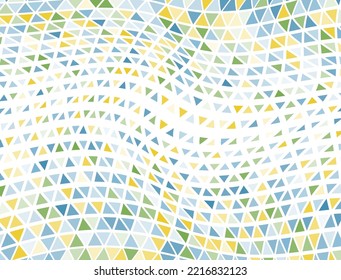 Papel de fondo creativo de semitono de triángulos. Fondo de banner de la estructura triangular de diseño. Estilosas formas de semitono de triángulos.
