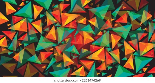 Creative Triangle-shaped background in vector form. Triangle-shaped geometrical background background of an abstract triangle. background design
