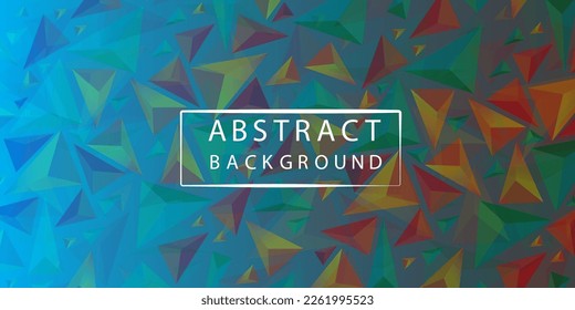 Creative Triangle-shaped background in vector form. Triangle-shaped geometrical background background of an abstract triangle. background design