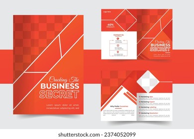 Creative Trifold Brochure Design Template 
