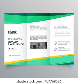 creative trifold brochure design template for your business