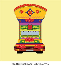 Creative truck art template "truck art template"