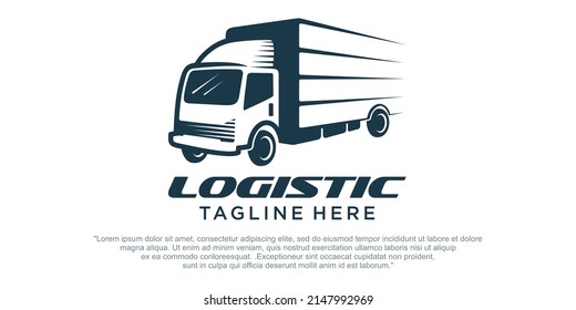 Creative truck logo design templates