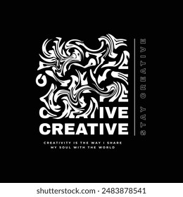 Creative T-shirt Design, Illustration, Typography