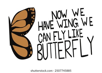 Creative T-shirt Design which represent butterfly insect