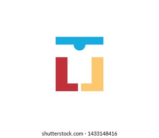 Creative T-shirt Silkscreen Logo Symbol Vector illustration