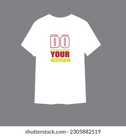 It's a creative t-shirt using vector design I hope like it