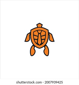 Creative Turtle Logo Icon Vector Design Illustration