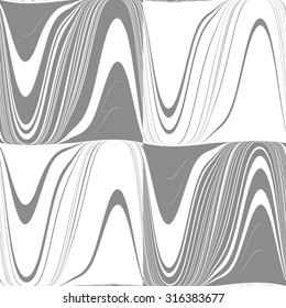 Creative twisted seamless pattern for background, made in vector.