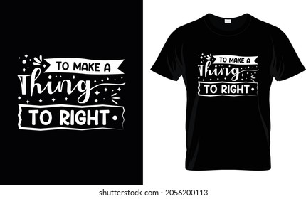 Creative Typography Print Reay T Shirt design 