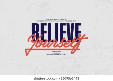 Creative typography streetwear concept vector graphic design