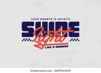Creative typography streetwear concept vector graphic design