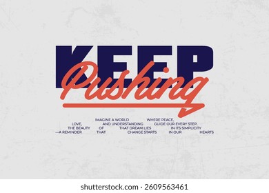 Creative typography streetwear concept vector graphic design