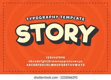 creative typography template with calligraphy font style use for brand and logo vector illustration. abstract background poster