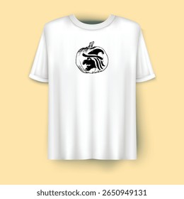 Design de t-shirt de tipografia criativa com fontes arrojadas, letras elegantes e citações inspiradoras. Perfeito para os amantes da moda que buscam estilos de vestuário gráfico exclusivos, expressivos e modernos.