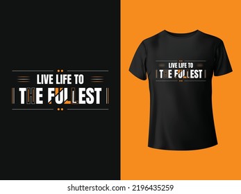 creative typography t-shirt design forbrand