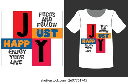 Creative Typography T-shirt Design Template 