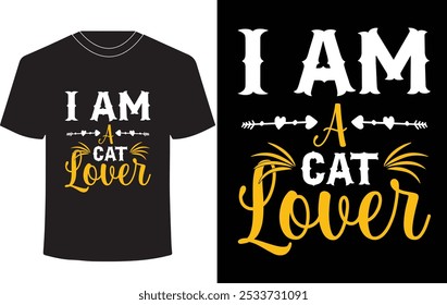 Creative Typography T-shirt Designs Featuring Cats, Dogs, Success