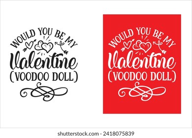 Typografía creativa San Valentín Día de la camiseta Diseño, ideas de diseño de camisetas para el día de San Valentín.