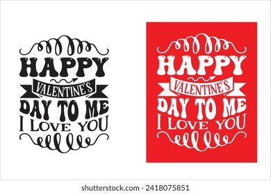 Typografía creativa San Valentín Día de la camiseta Diseño, ideas de diseño de camisetas para el día de San Valentín.