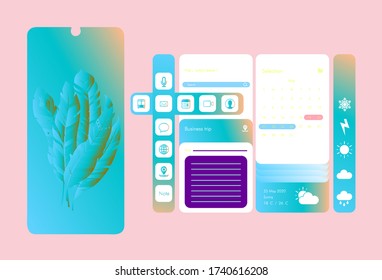 Creative UI, UX, GUI Screens for mobile apps and responsive website 