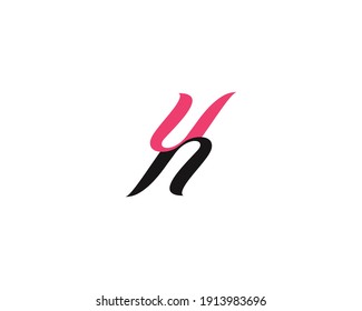 creative UN letter logo design vector template