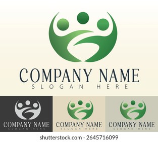 A creative and unified take on a business logo.