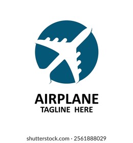 Creative and unique Airplane logo design. logo is suitable for airways industry, travel and brand company