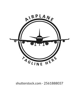 Creative and unique Airplane logo design. logo is suitable for airways industry, travel and brand company