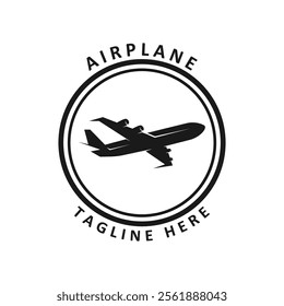 Creative and unique Airplane logo design. logo is suitable for airways industry, travel and brand company