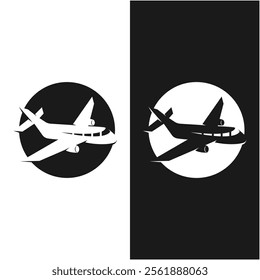 Creative and unique Airplane logo design. logo is suitable for airways industry, travel and brand company