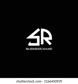 CREATIVE UNIQUE ALPHABET LOGO S R