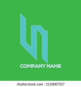 CREATIVE UNIQUE ALPHABET LOGO U N