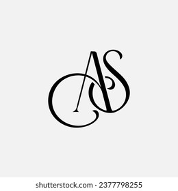 creative and unique ASC letter logo for business company