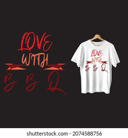 CREATIVE UNIQUE BBQ T-SHIRT DESIGN